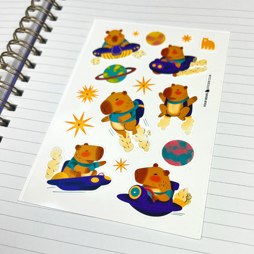 L'équipage du Capy Comet