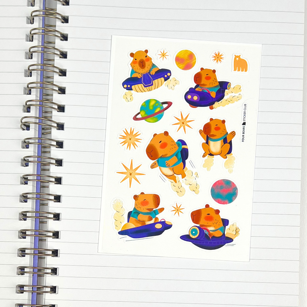 L'équipage du Capy Comet