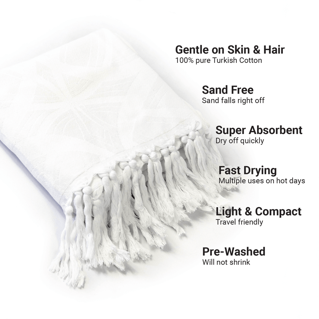 Turkish Towels Canada | Set in White
