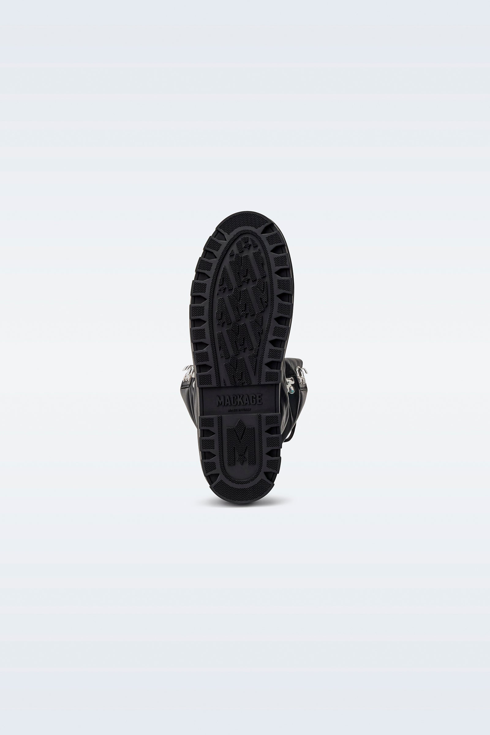 BAIN-M Leather mid-calf lace-up boots