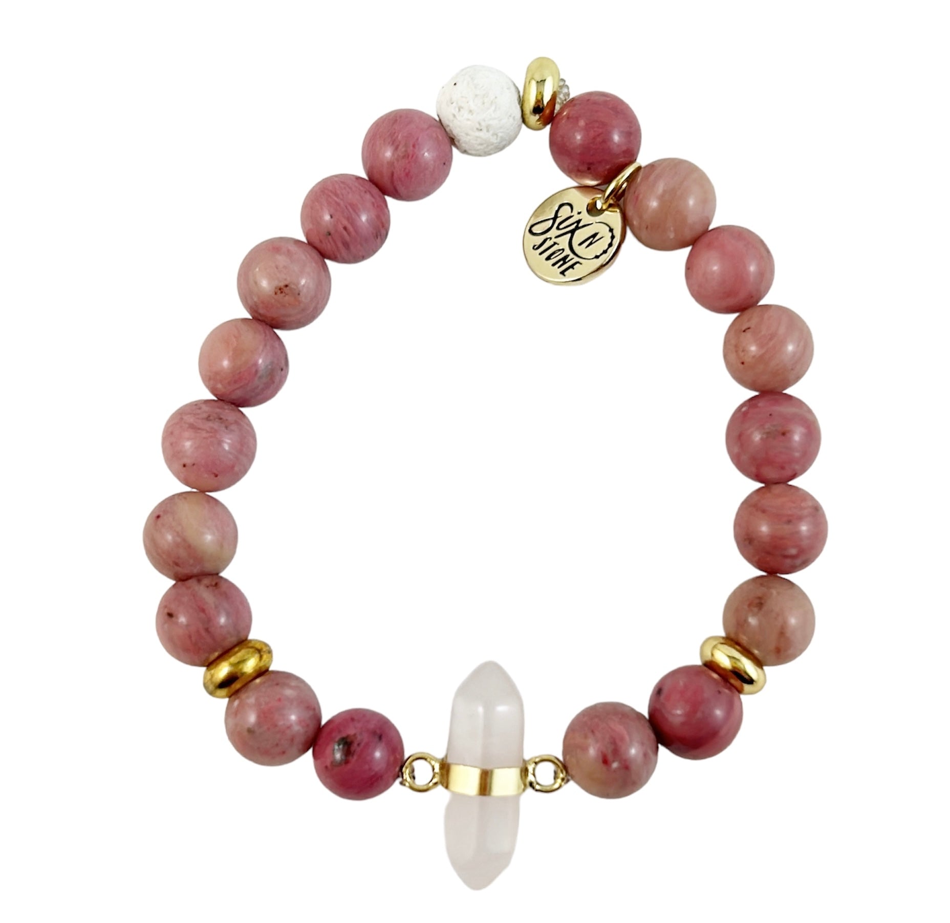 Rose Quartz Crystal Bracelet
