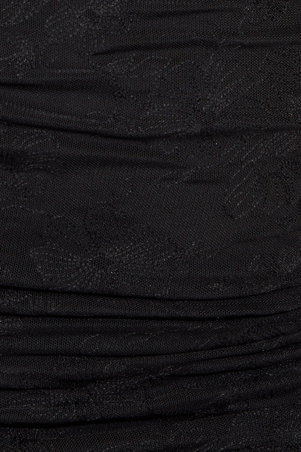 Ruched Mesh Mini Tube Dress