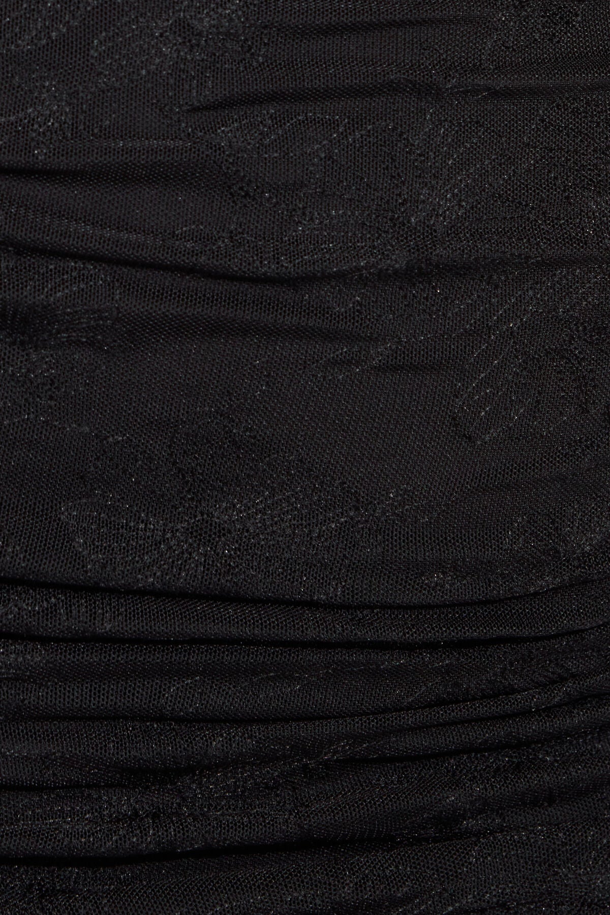 Ruched Mesh Mini Tube Dress