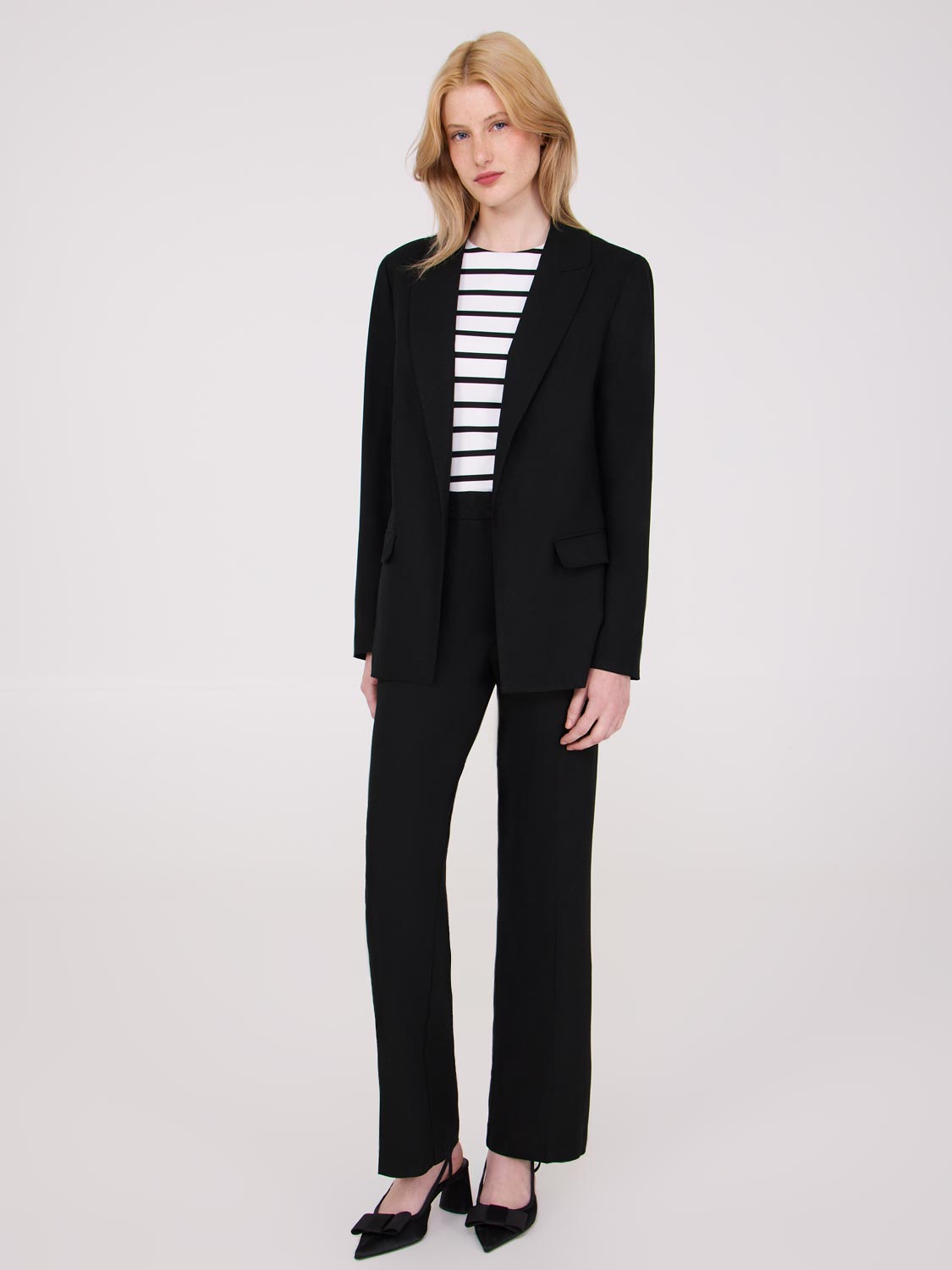 Pantalon large en lin