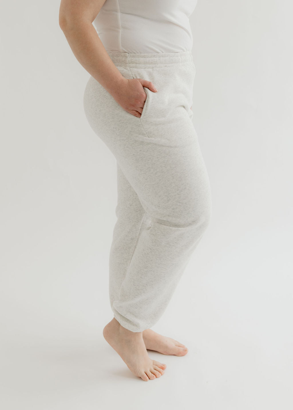Cloudwear Sweatpants | Heathered White