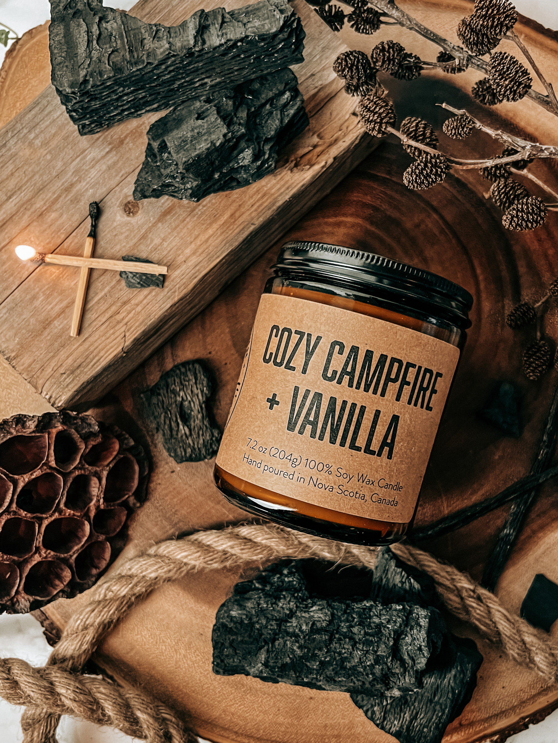 FEU DE CAMP CONFORTABLE + VANILLE
