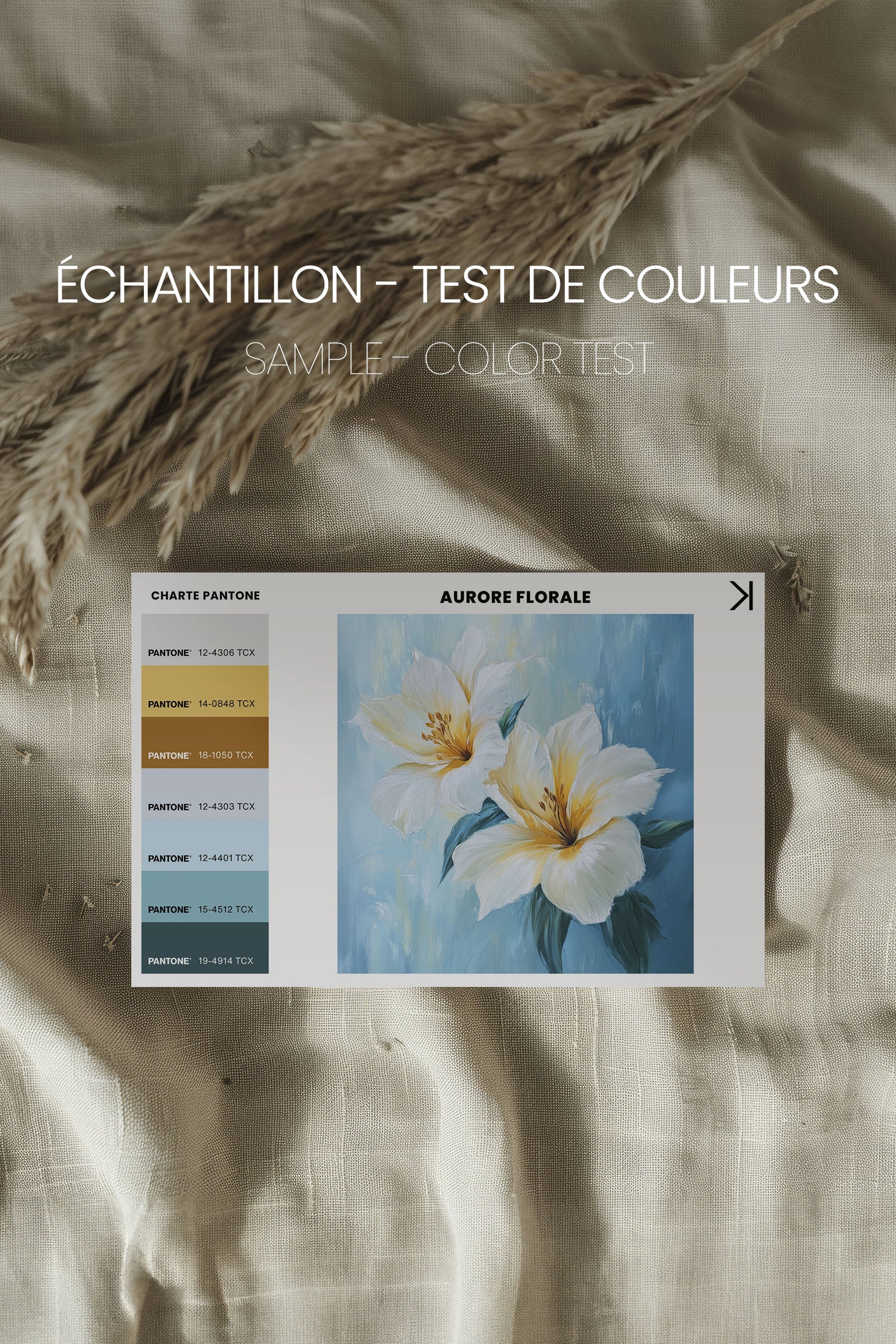 Floral Dawn, Stretched Canvas Artwork