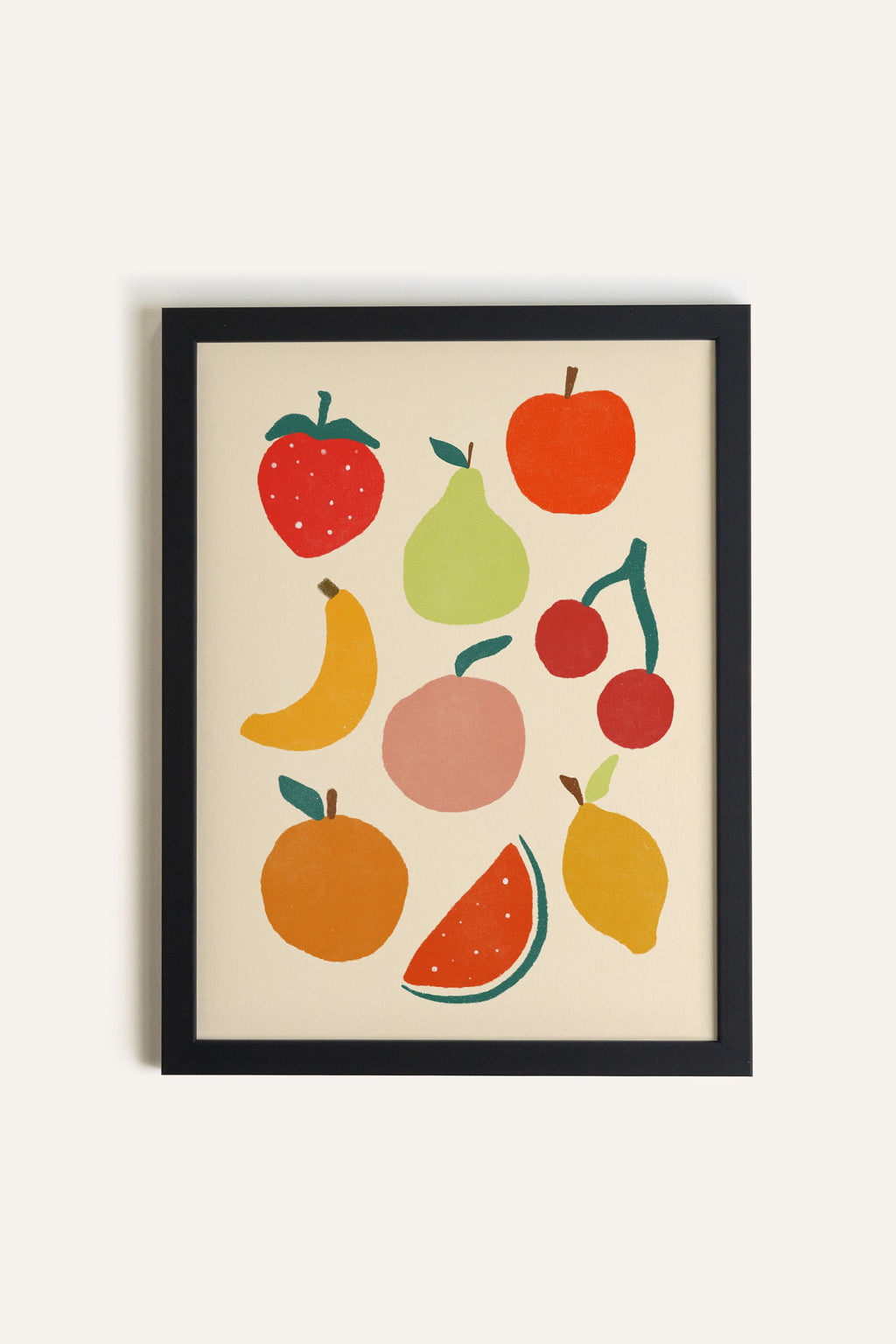 Framed Stiff Canvas Fruit Basket
