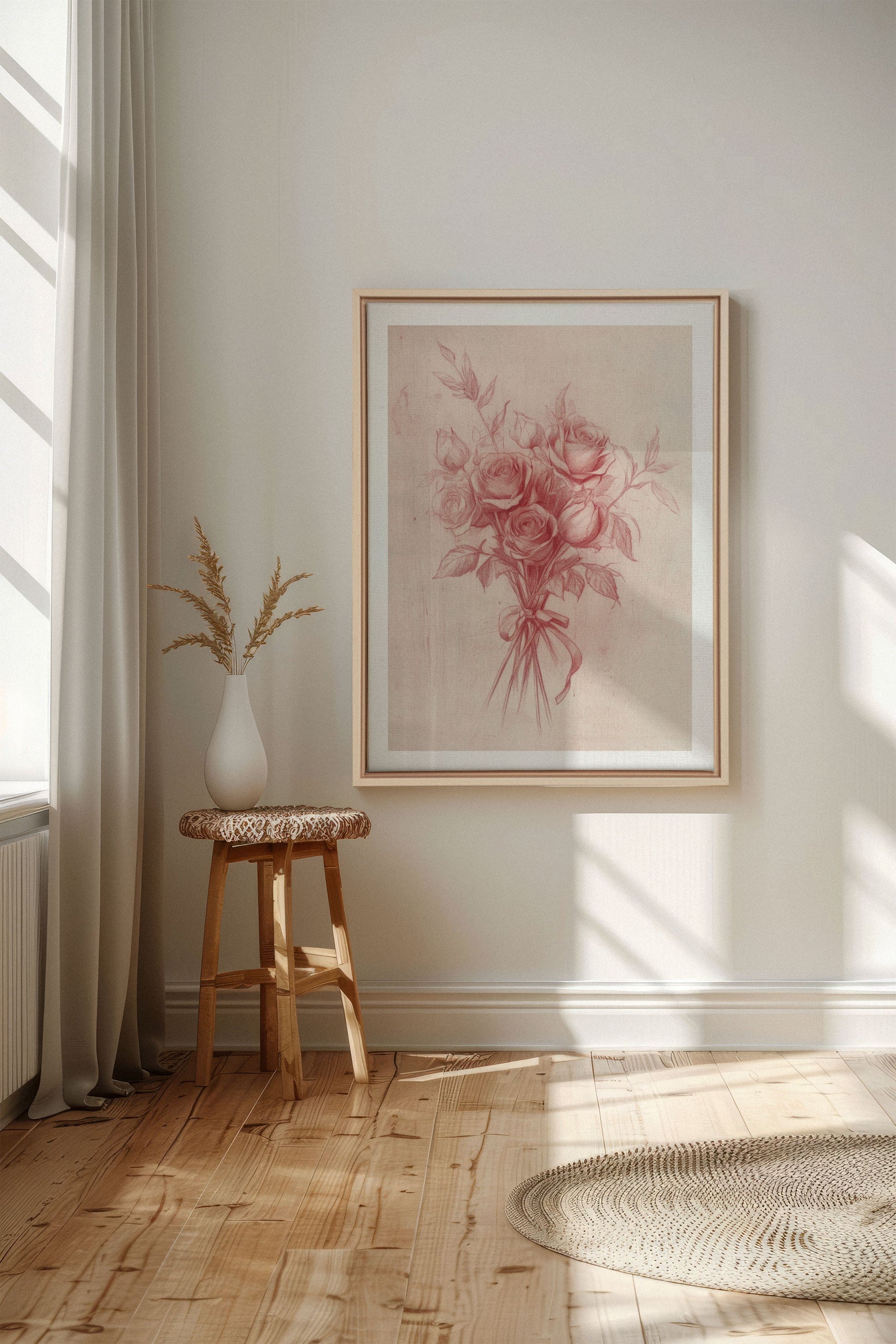 Rose Petals, Stretched Canvas Artwork