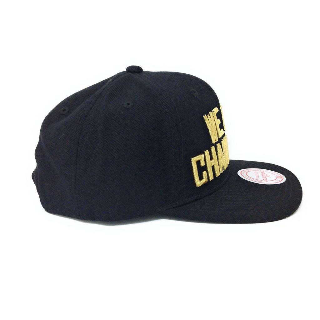 Mitchell and Ness Toronto Raptors We The Champions - 2019 Champions - Black/Gold Snapback Hat