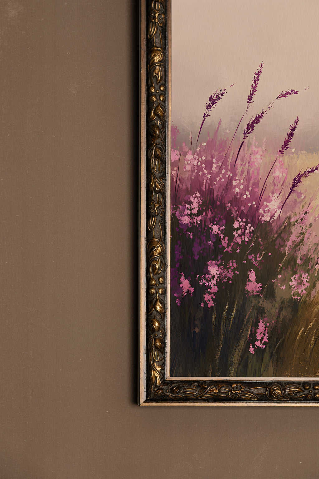Lavender Breeze, Vintage Bronze Frame