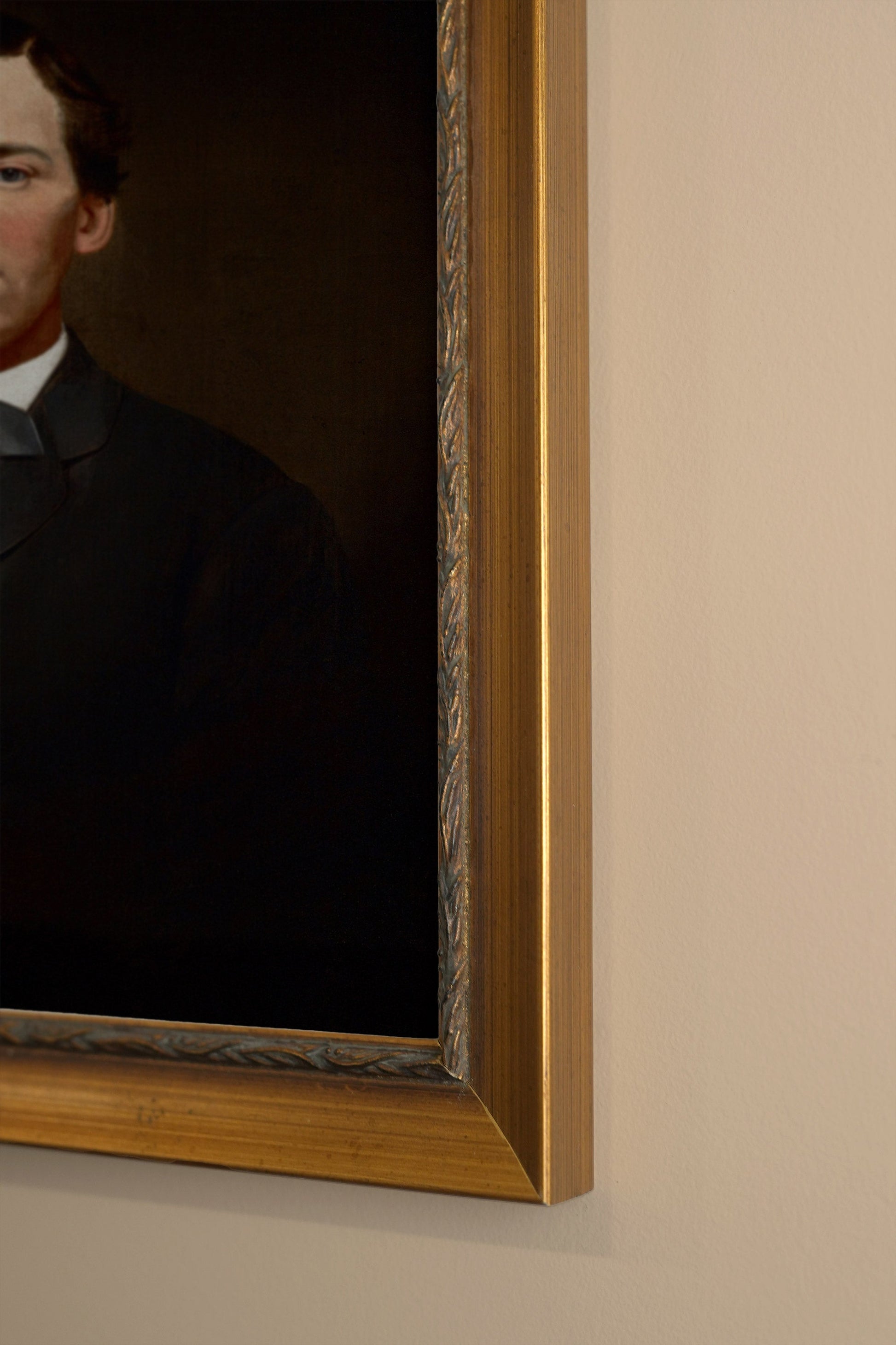 Portrait of the Past, Vintage Gold Frame