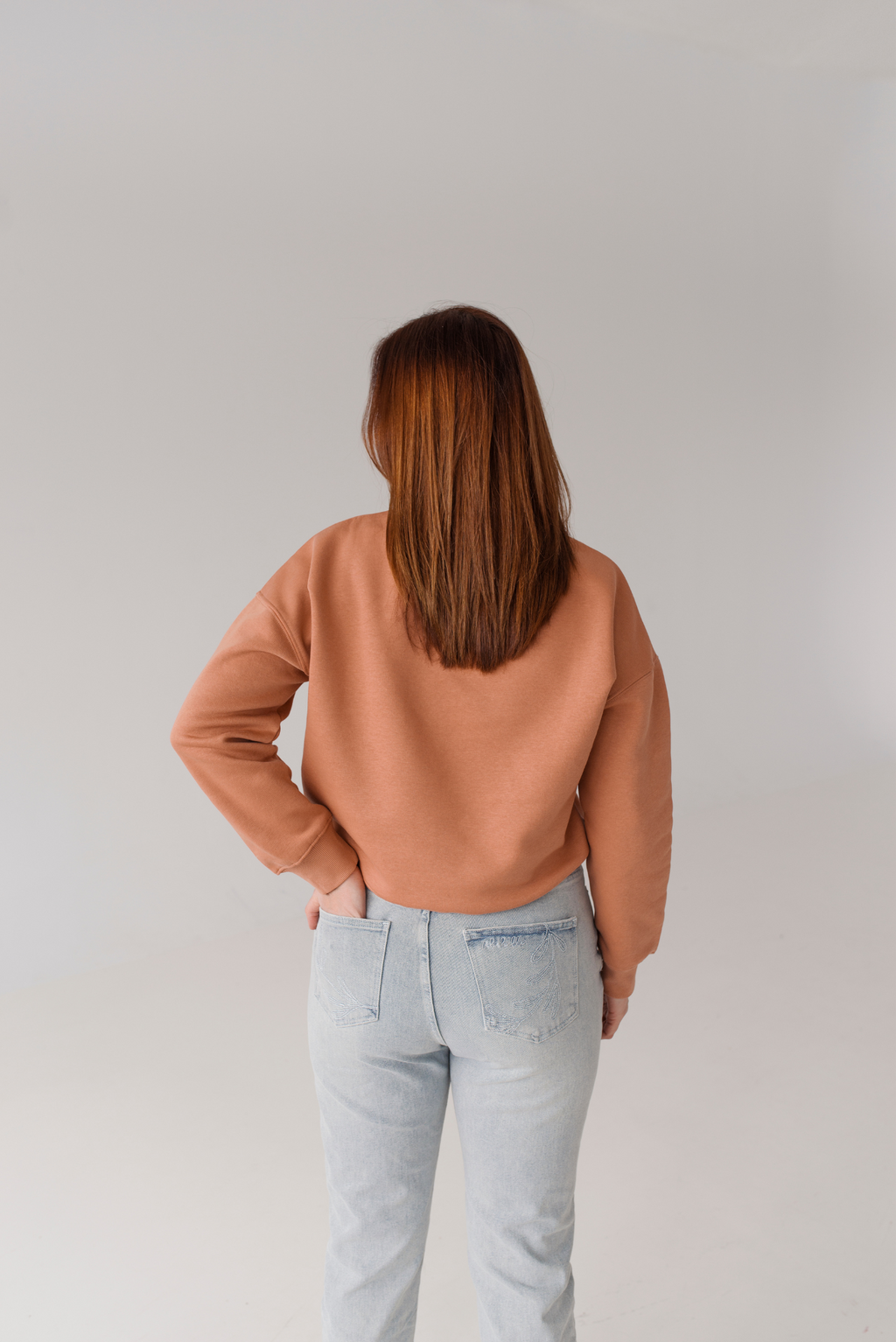 Peach Crewneck