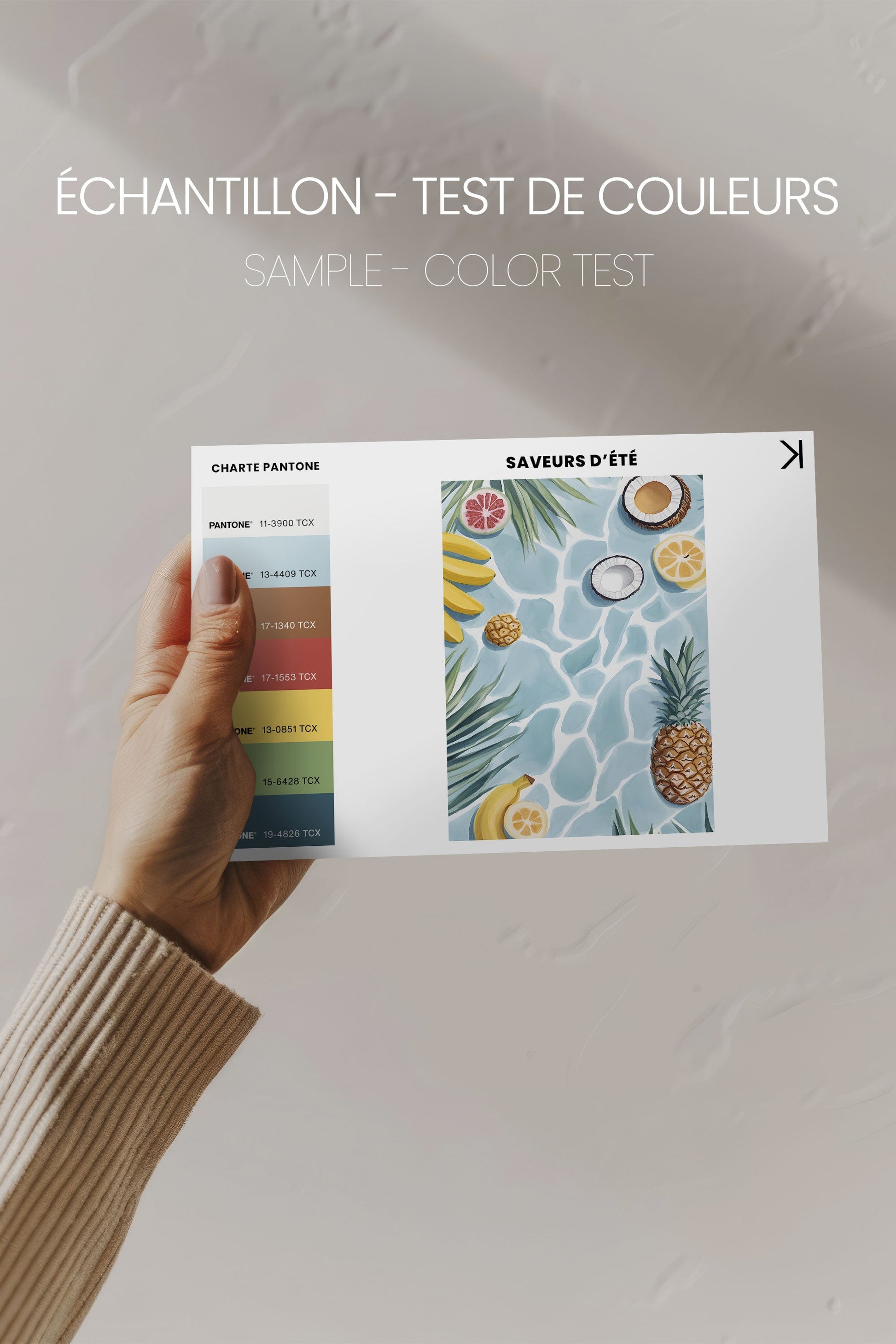 SUMMER FLAVORS, Stretched Canvas Artwork