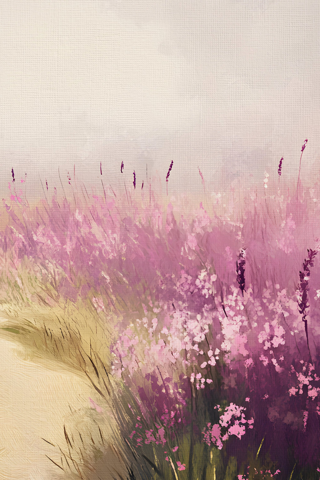 Lavender Breeze, Vintage Bronze Frame