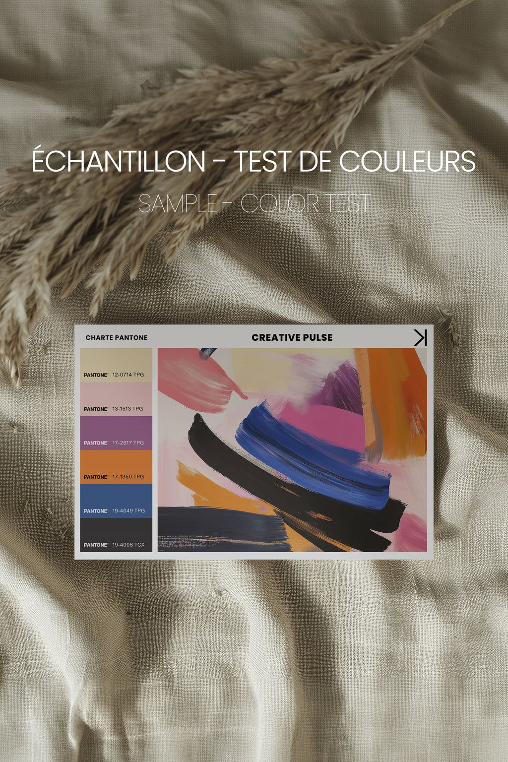 CREATIVE PULSE, Stretched Canvas Artwork