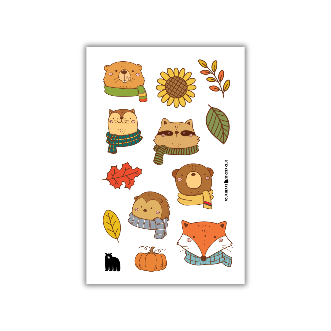 Modes de la forêt d'automne