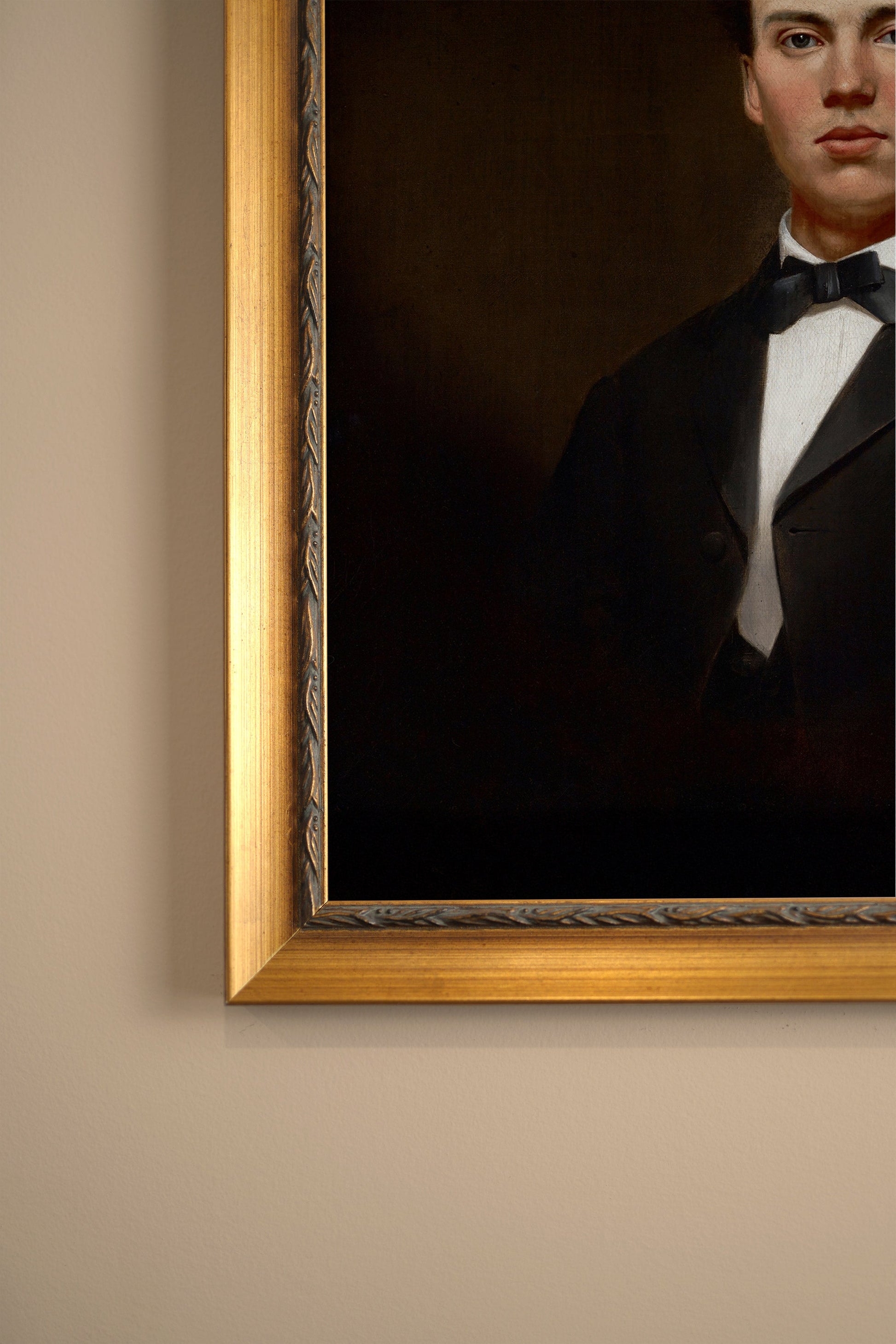 Portrait of the Past, Vintage Gold Frame