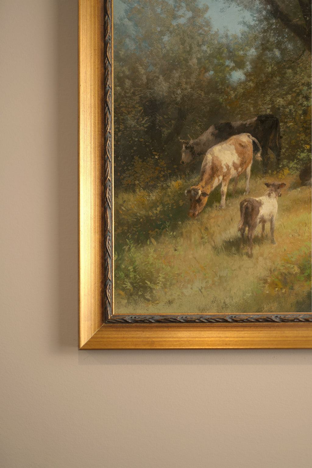 Prairie Breeze, Vintage Frame Gold