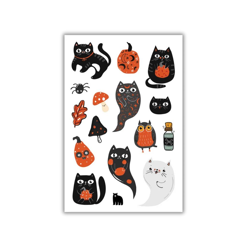 Scaredy Cats - Four Bears Sticker Club