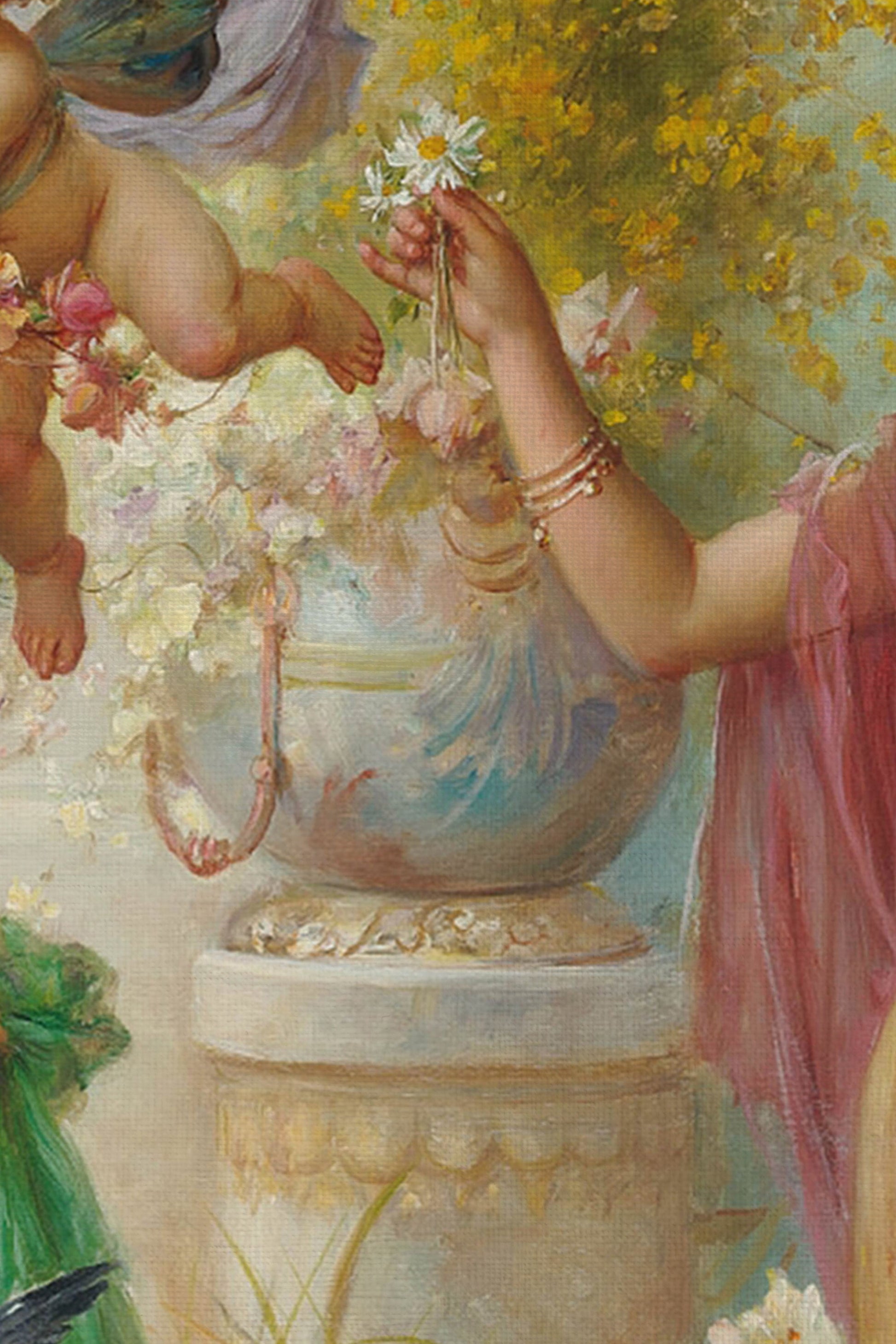 Antique Fairy, Vintage Gold Frame