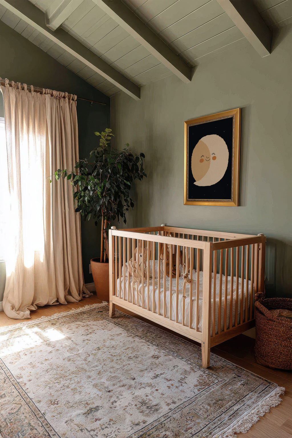 MOON SMILE, VINTAGE GOLD FRAME