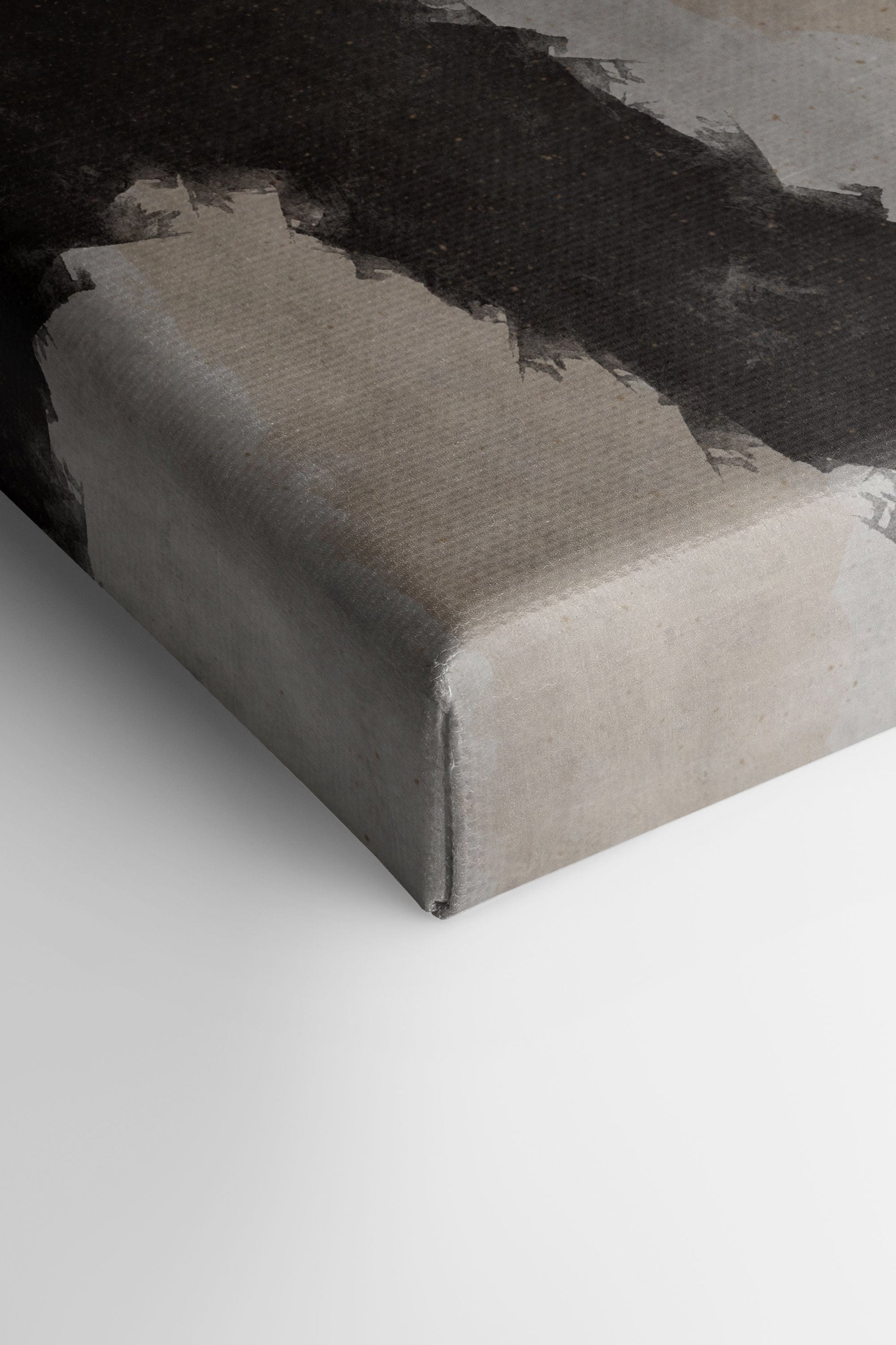 Black Threads, Stretched Canvas Artwork