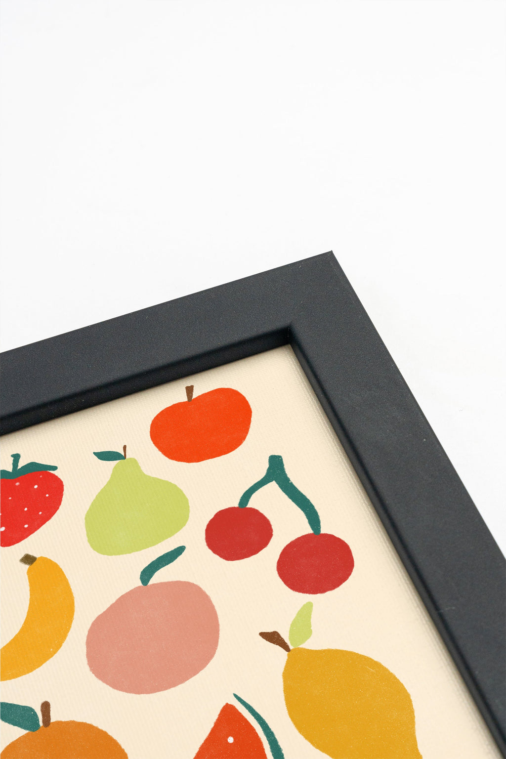 Framed Stiff Canvas Fruit Basket