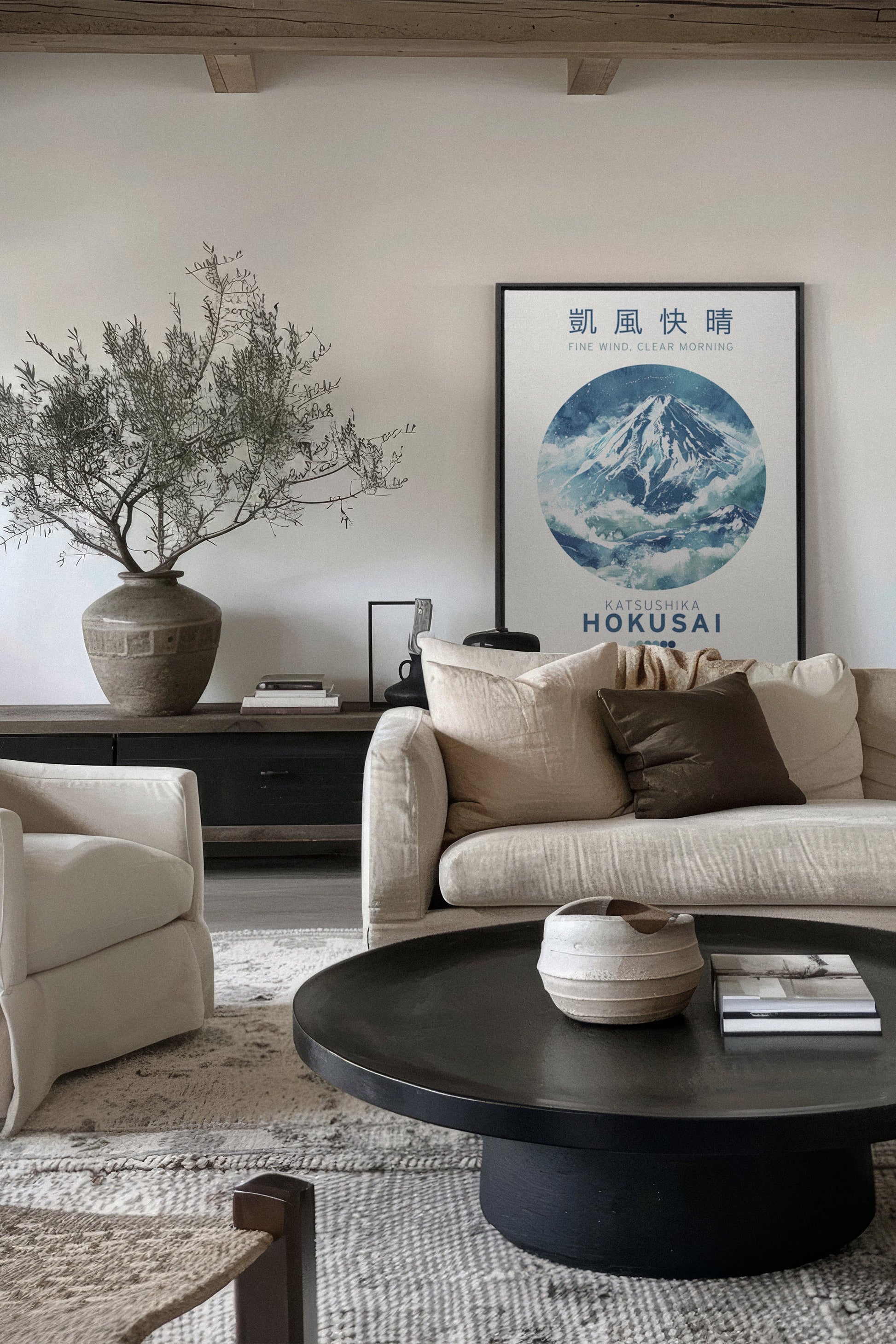 CLEAR MORNING, Stretched Canvas Artwork