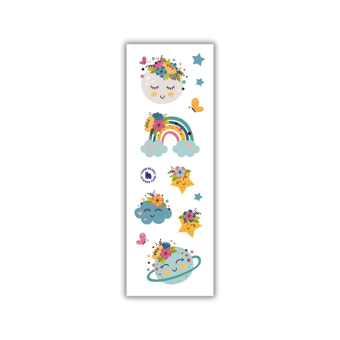 Sky In Bloom - Four Bears Sticker Club
