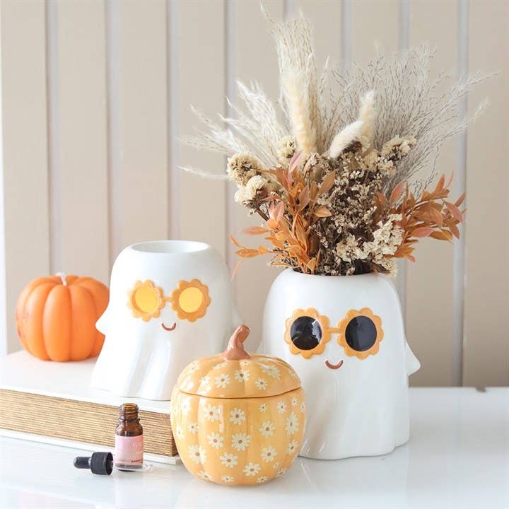 Groovy Ghost Halloween Oil Burner and Wax Warmer