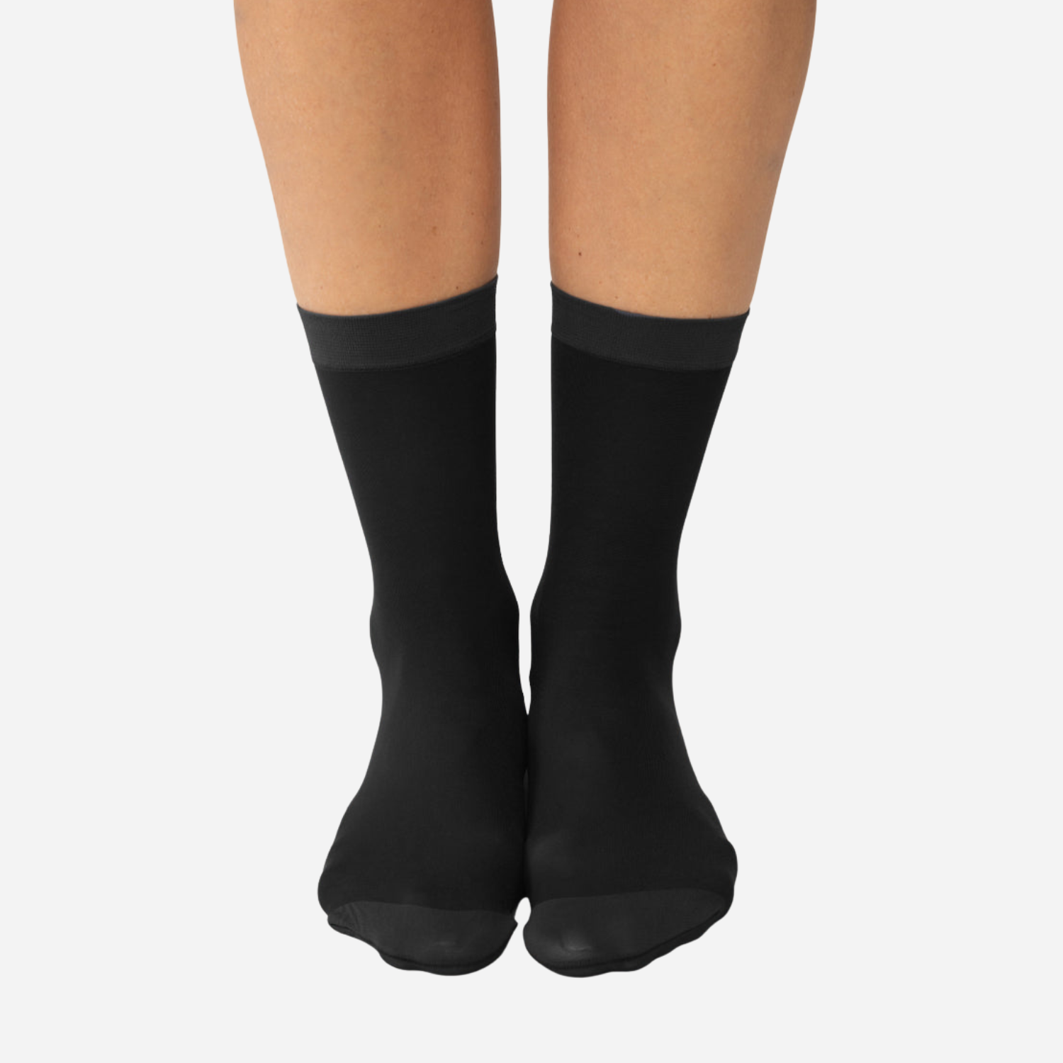 Rachel Sheer Sock Black Vine Sheer Black