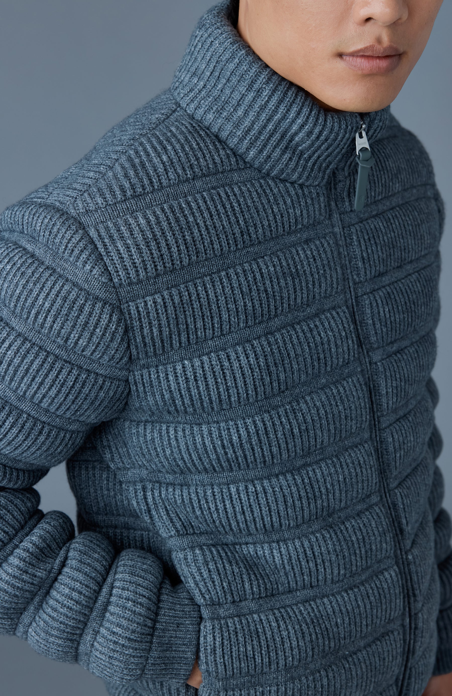 CHRISTOPHER Cashmere light down jacket