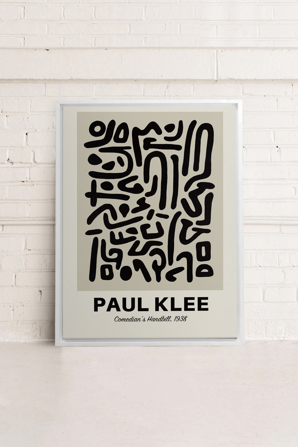 Comedian's Handbill, Stretched Canvas Artwork