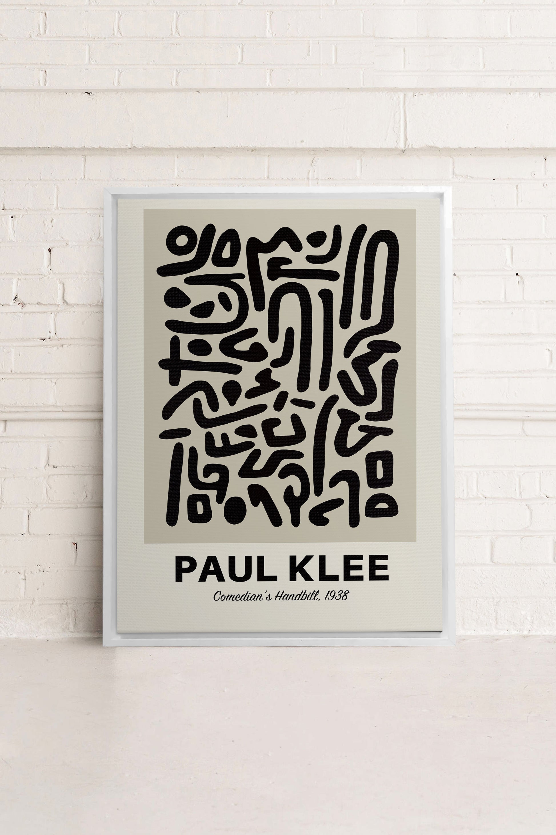 Comedian's Handbill, Stretched Canvas Artwork