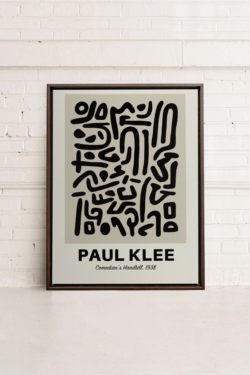 Comedian's Handbill, Stretched Canvas Artwork