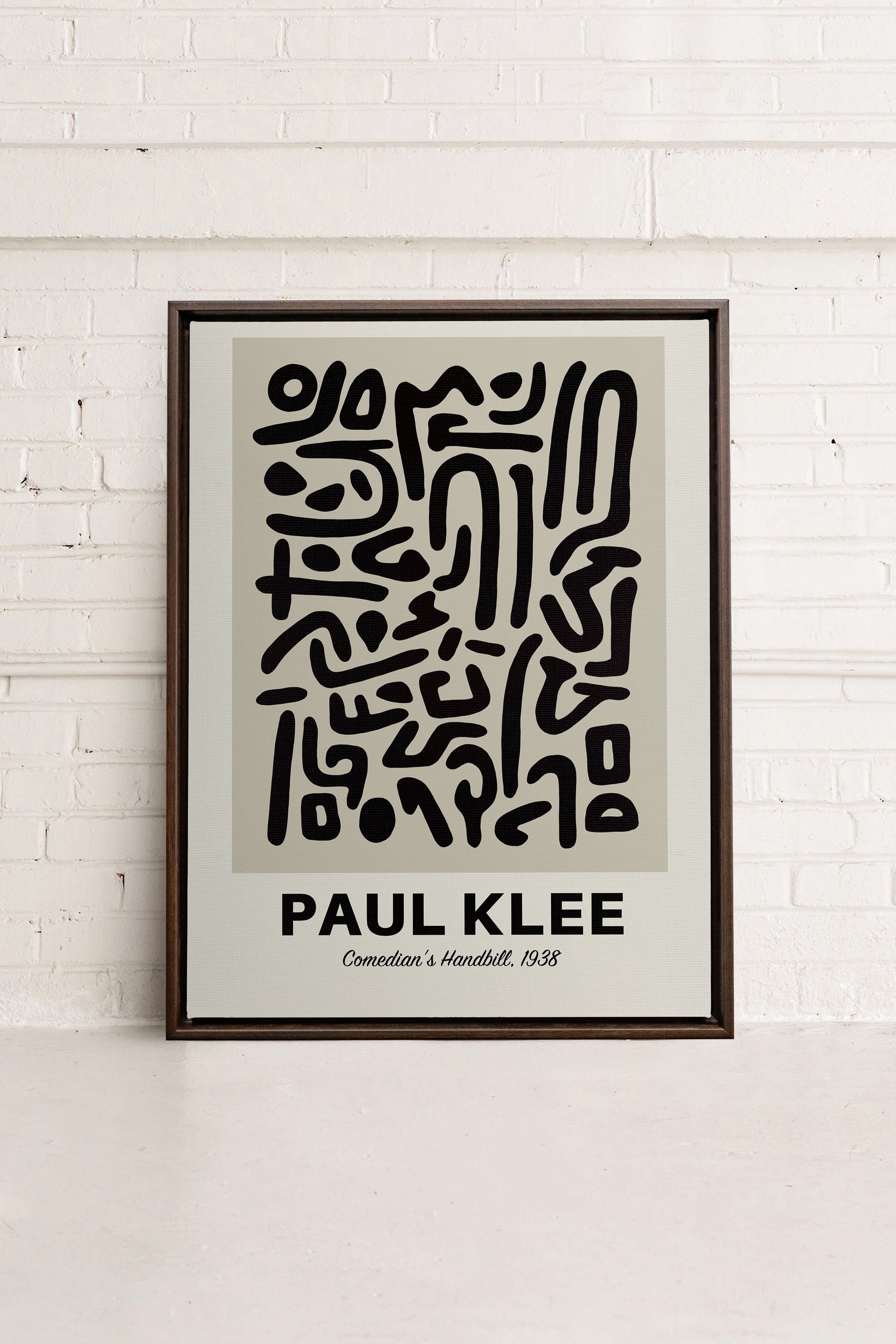 Comedian's Handbill, Stretched Canvas Artwork