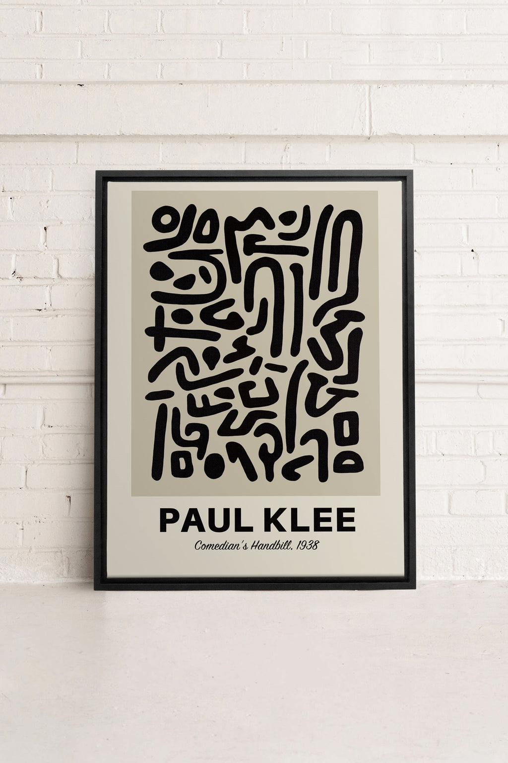 Comedian's Handbill, Stretched Canvas Artwork