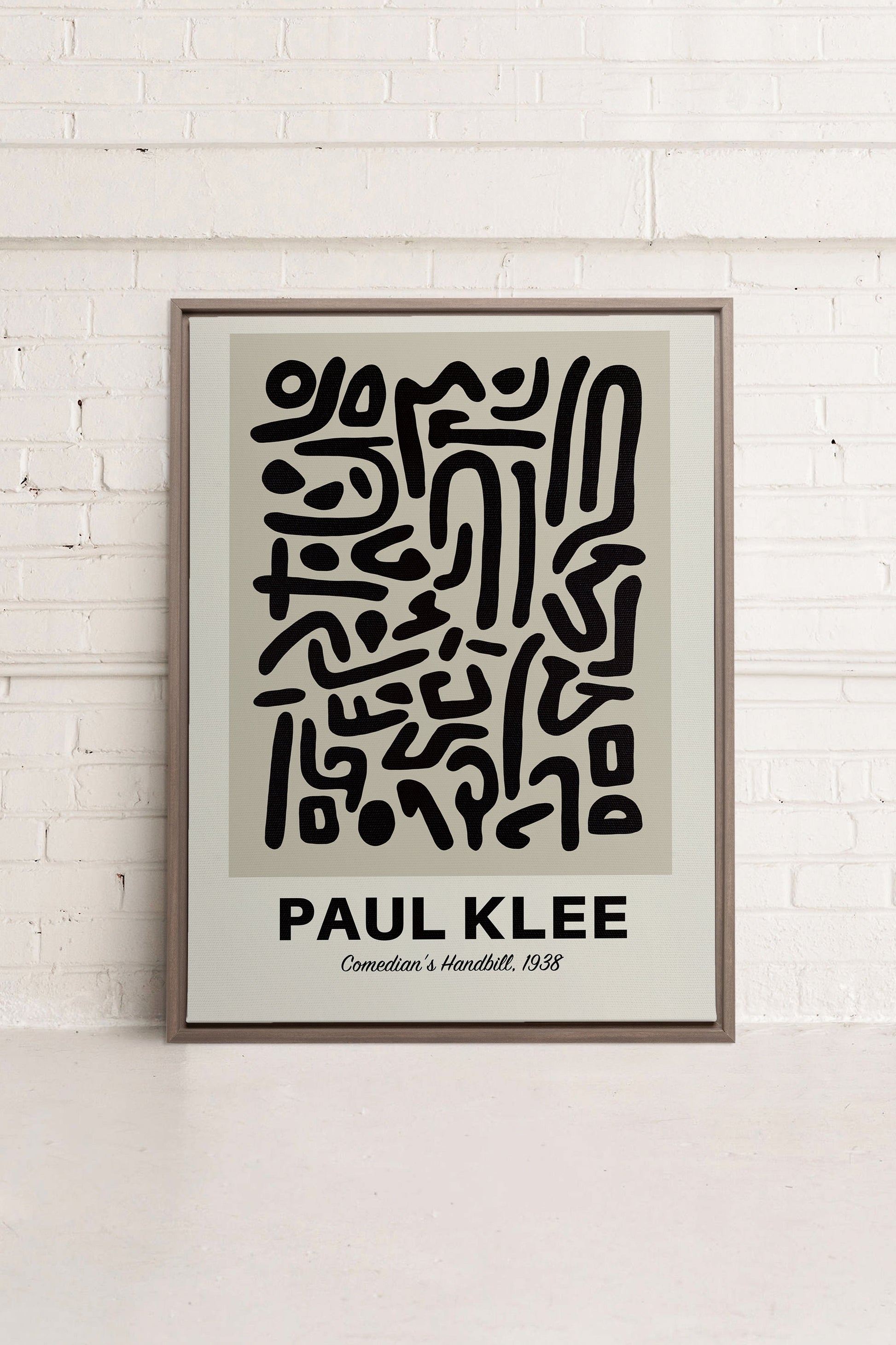 Comedian's Handbill, Stretched Canvas Artwork