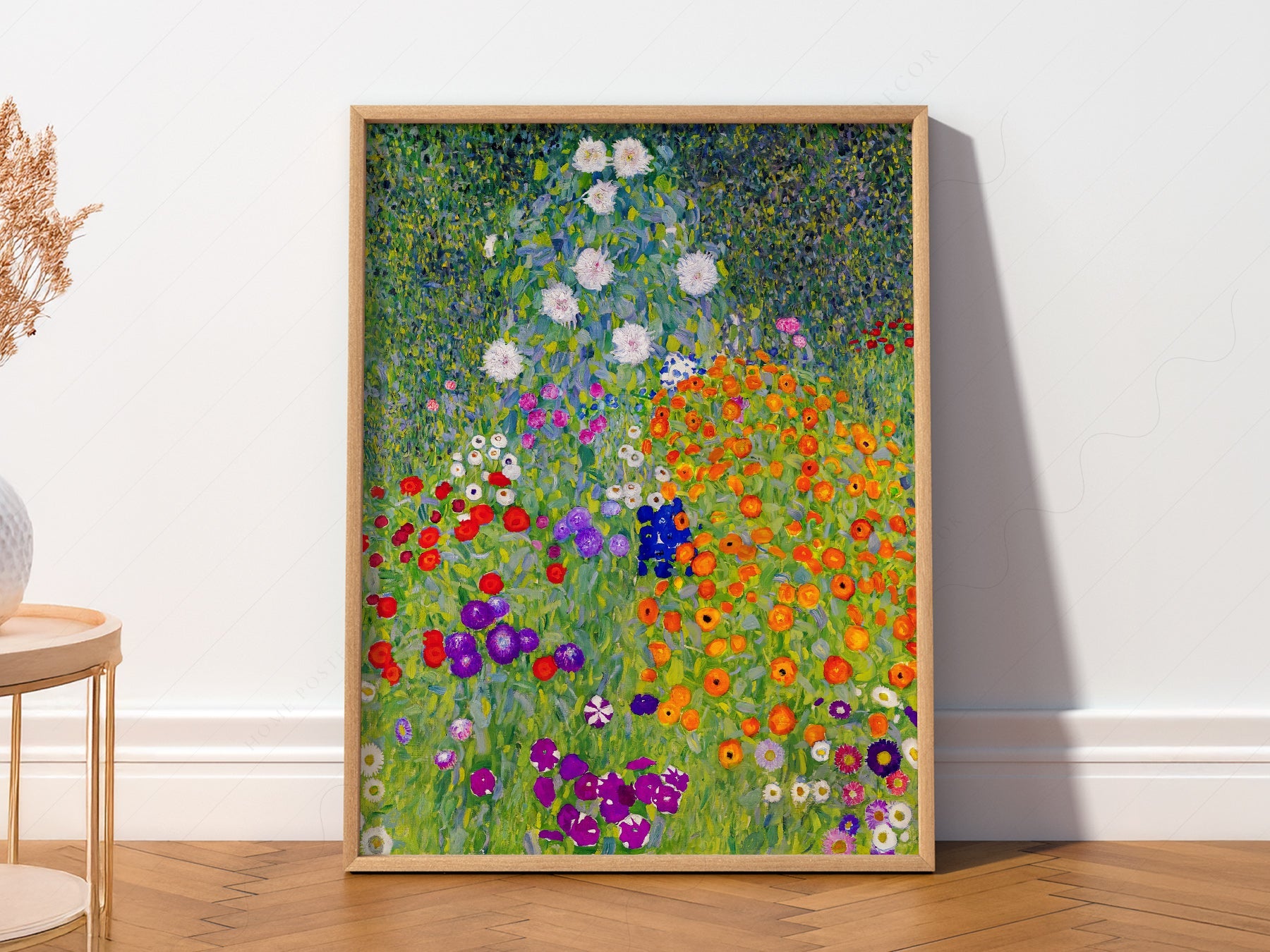 Gustav Klimt Bauerngarten Flower Garden Art Print – Vibrant Wall Decor