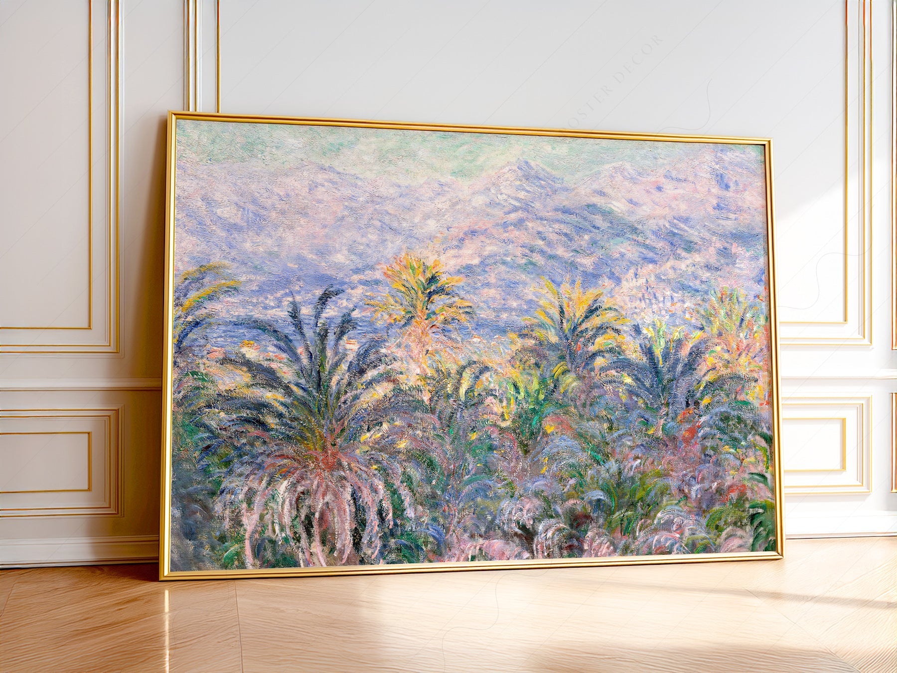 Claude Monet, Palm Trees at Bordighera Art Print – Museum Art Print