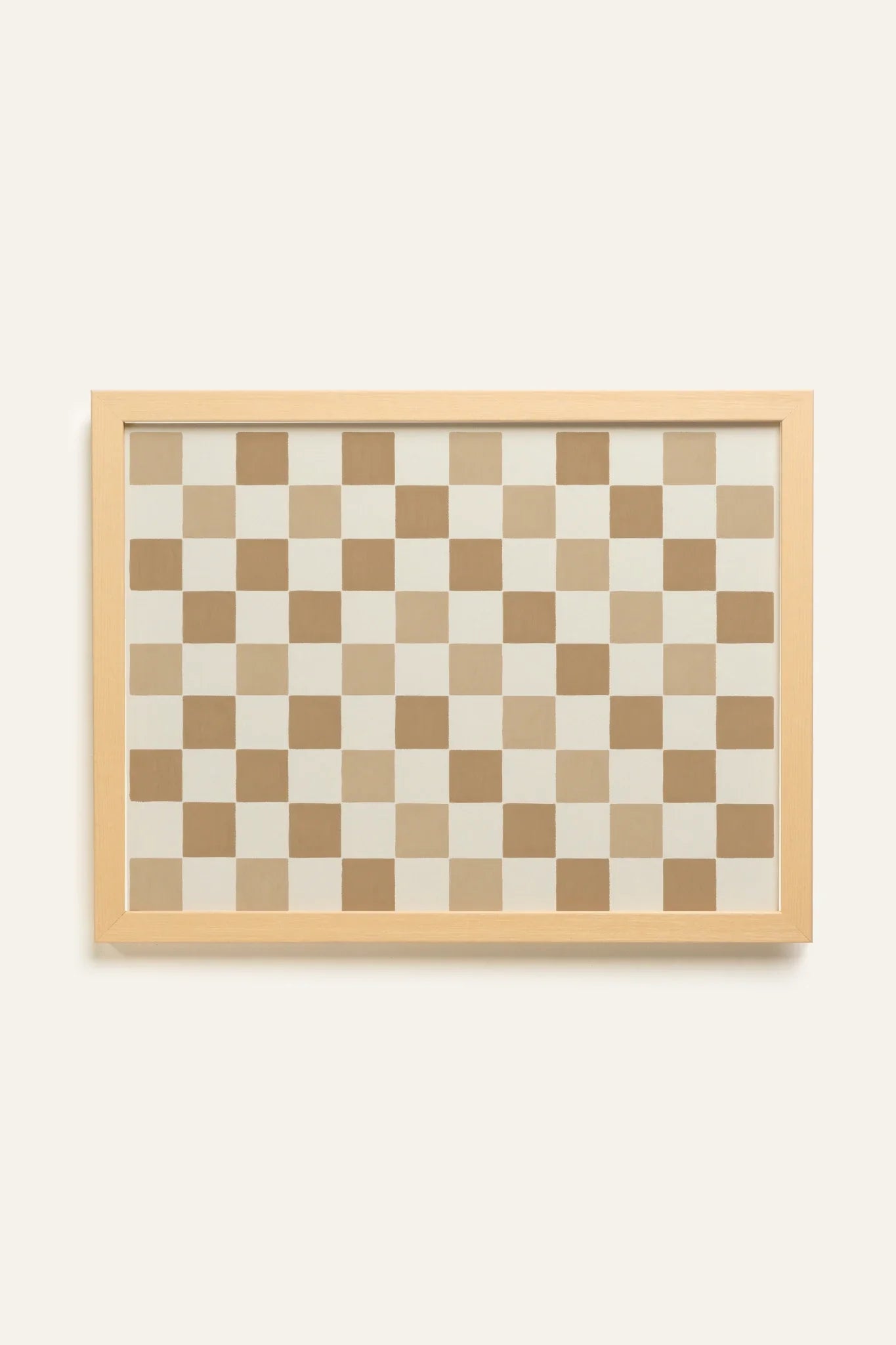 SANDY SQUARES, Artwork on Stretched Canvas, Framed Natural Light (collective)
