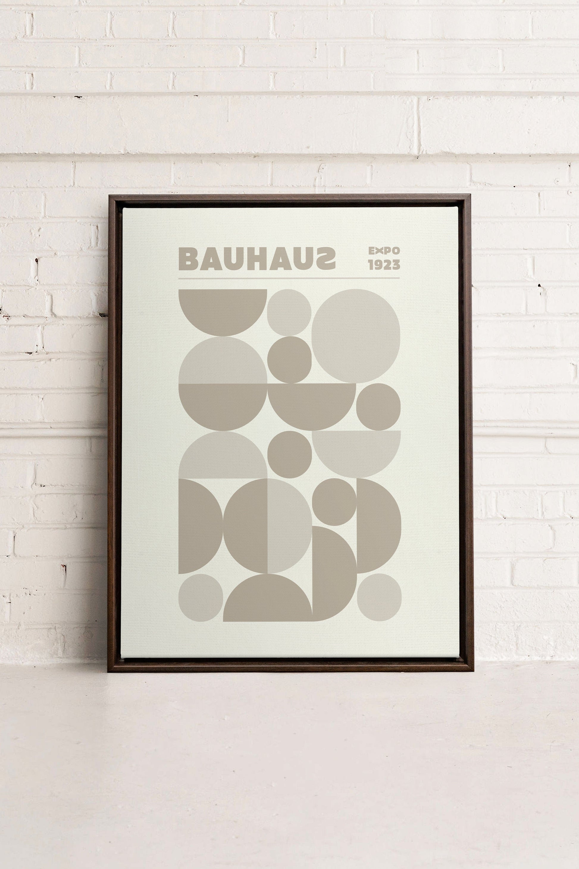 Round Sculptures, Printed Canvas