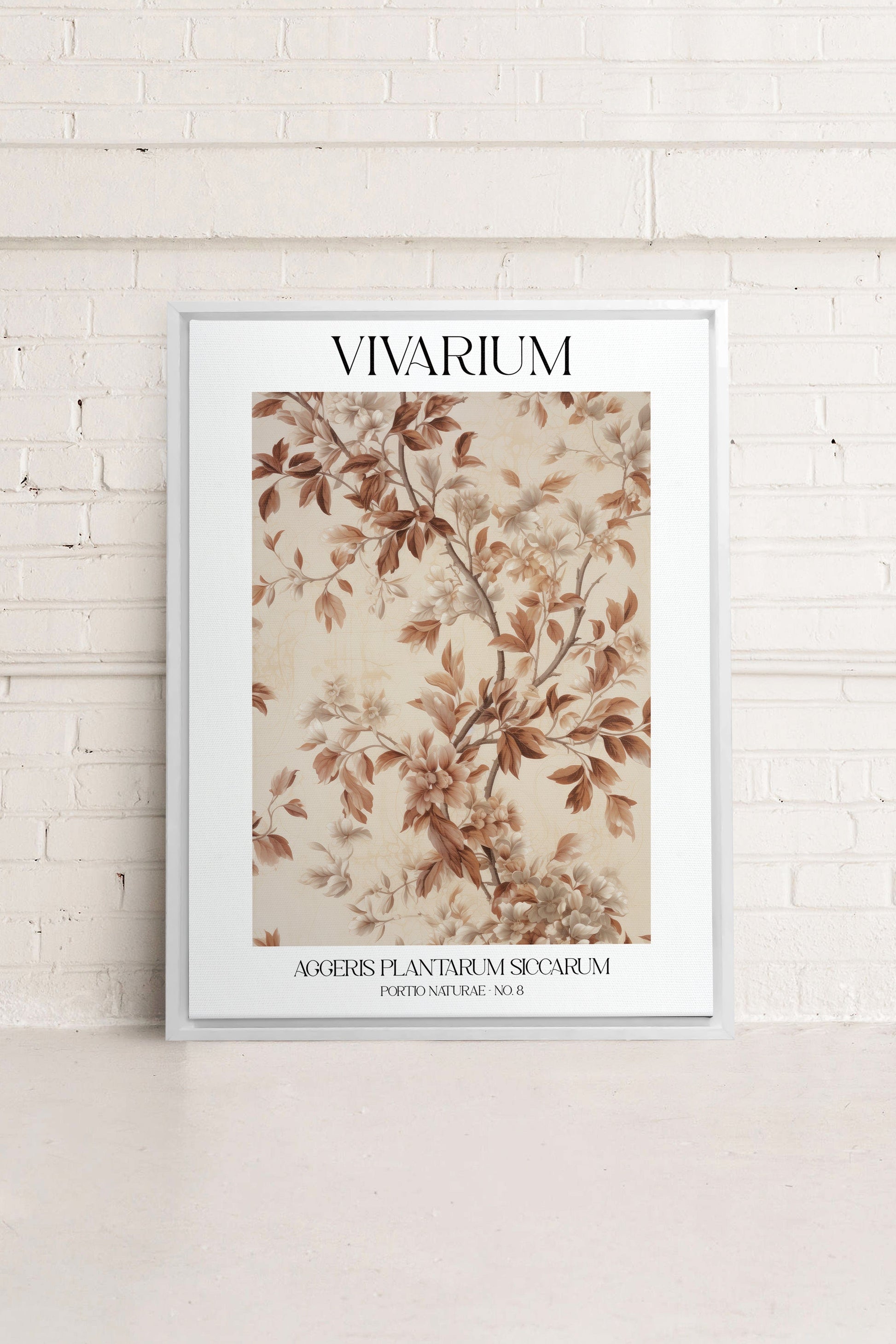 Dried Garden, Stretched Canvas Artwork
