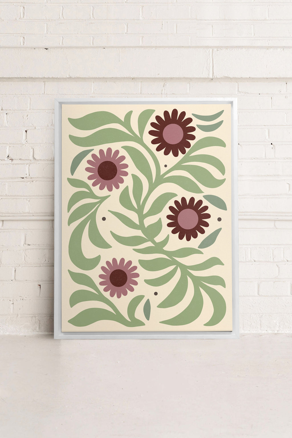 ROSY SPRIGS, Stretched Canvas Artwork