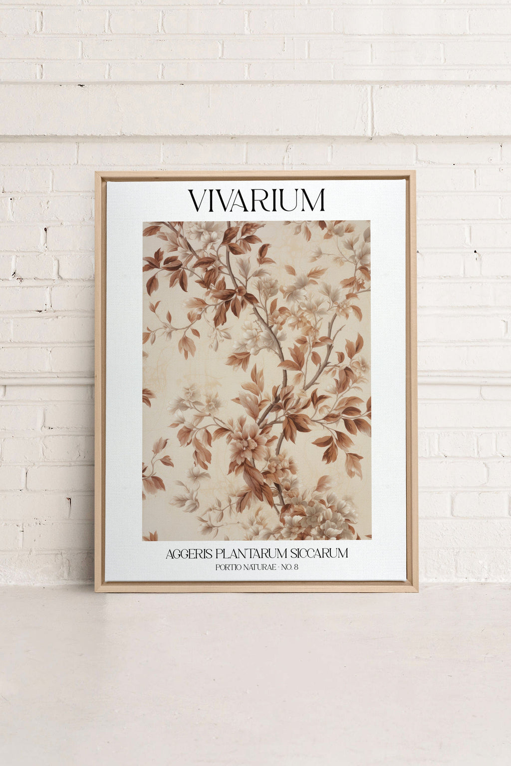 Dried Garden, Stretched Canvas Artwork