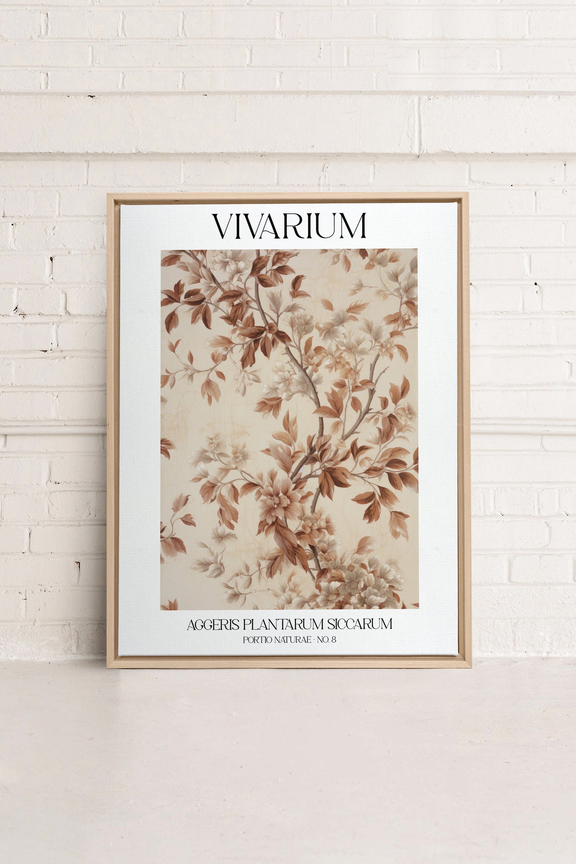 Dried Garden, Stretched Canvas Artwork