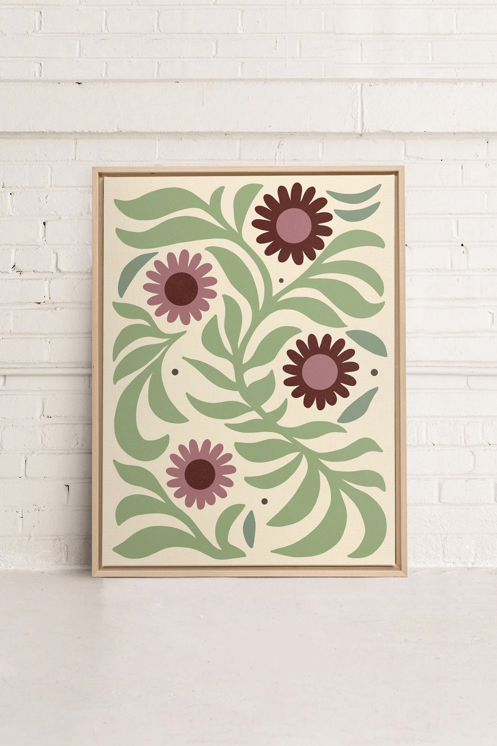 ROSY SPRIGS, Stretched Canvas Artwork