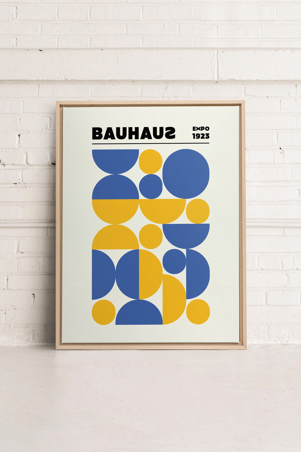 Round Sculptures, Printed Canvas