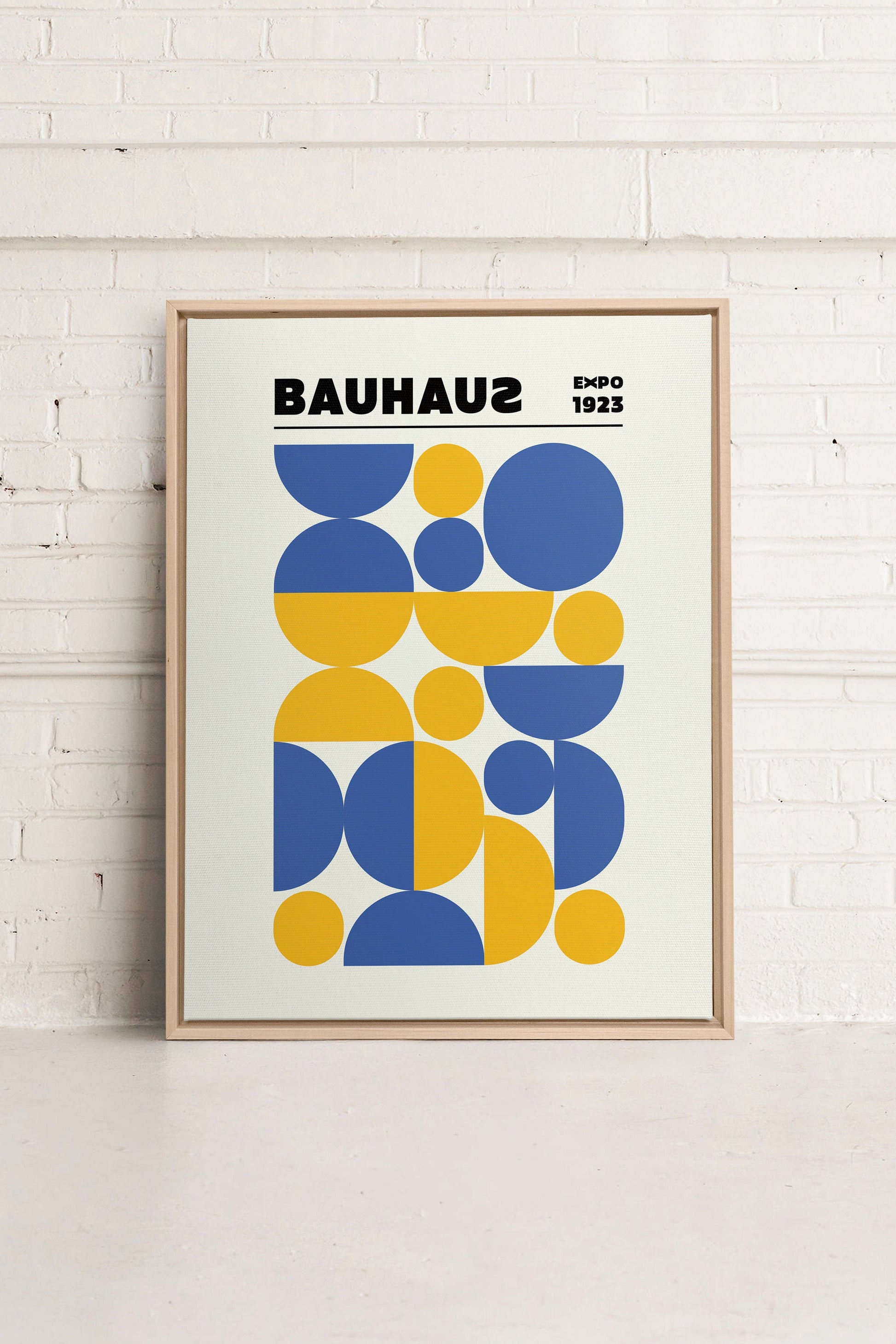 Round Sculptures, Printed Canvas